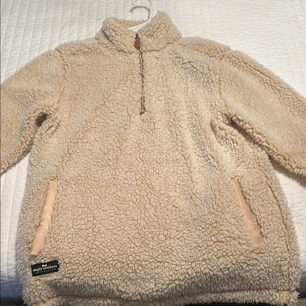 Cozy Cream Sherpa Pullover